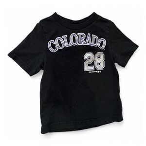 Colorado Rockies 2T T-Shirt 28 Arenado Black Toddler Tee Shirt Genuine Merch